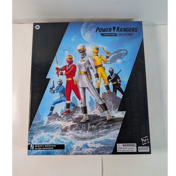 Power Rangers Lightning Collection Mighty Morphin Alien Ranger Action Figure Set - Picture 2 of 7